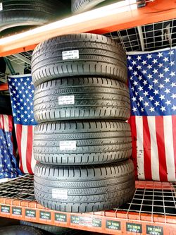 285/45R20 GOODYEAR EAGLE SPORT ALL SEASON RUNONFLAT EXTENDED MOBILITY RUN FLAT 285/45R20 OEM FACTORY REPLACEMENT USED TIRES TRUCK SUV 285 45 20