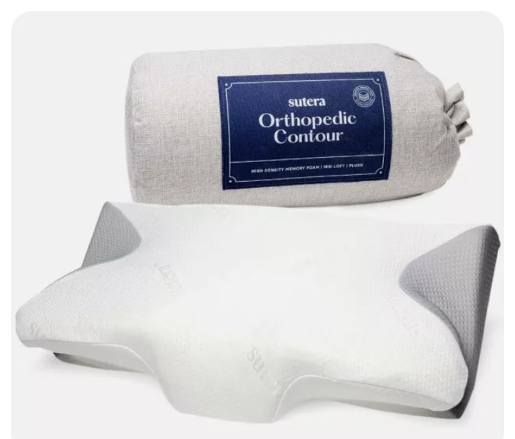 Sutera Dream Deep Memory Foam Cervical Pillow for Sleeping with Bag