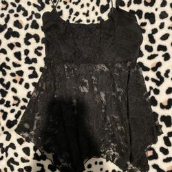 Black Lace Top