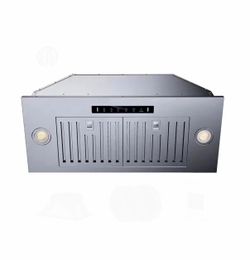 30 in. 900 CFM Convertible Ducted to Ductless Insert Range Hood in Stainless Steel with LED Lights and Gesture Control