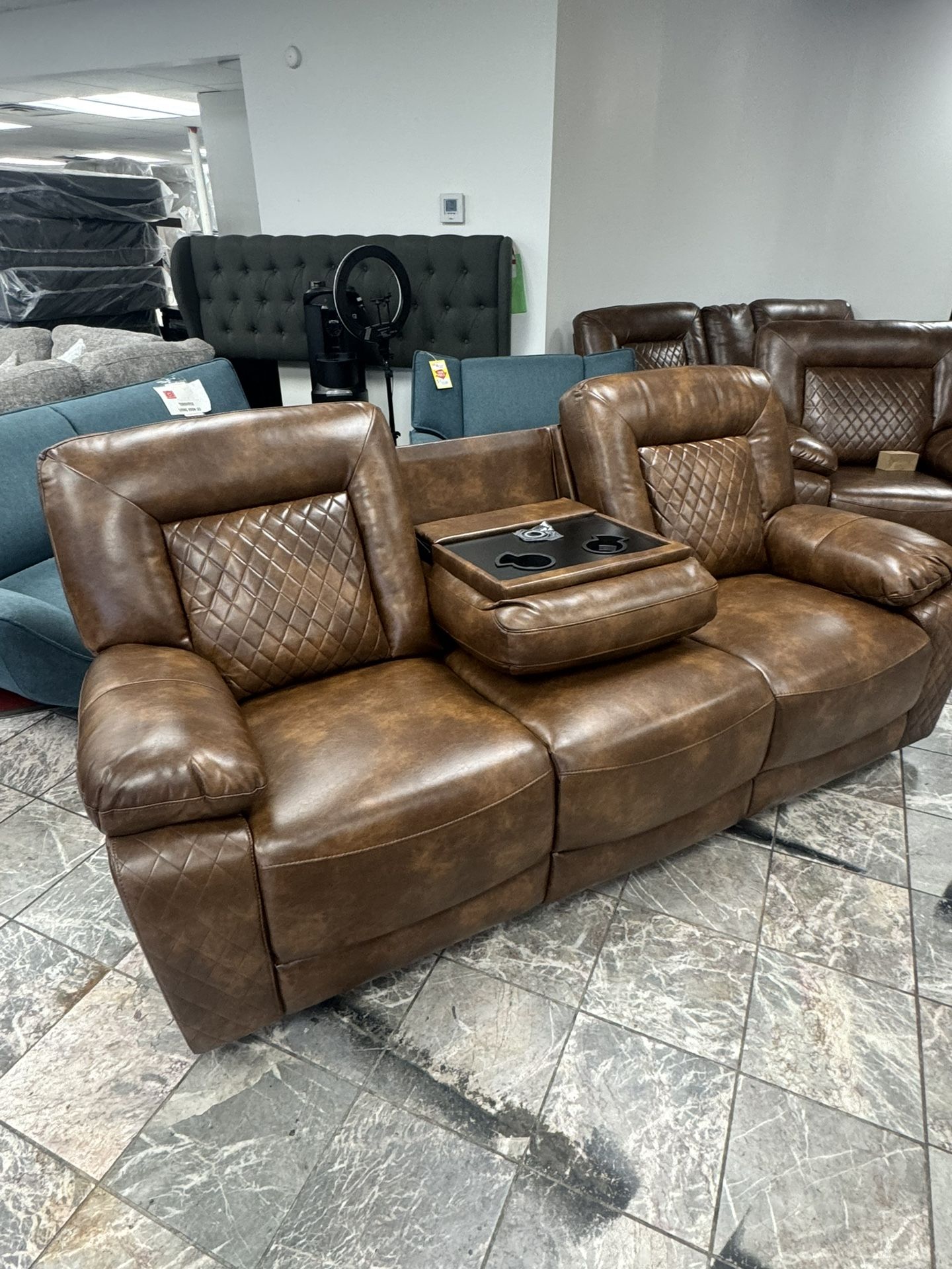 Leather Sectional Couch