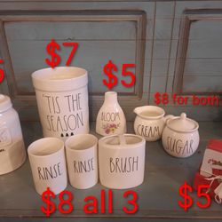Rae Dunn Items Various Prices Or All For $25