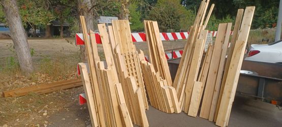 Big lot of miscellaneous cedar boards for $45 takes it all