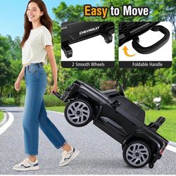 24V  Ride on Toy, 2 Seater Licensed Chevrolet Silverado HD Kids Car ( 3 colors available)