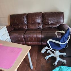 Leather Sofa Reclyner