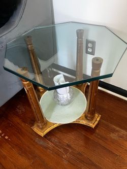 Living room set with 2 side tables. Will deliver for extra $30