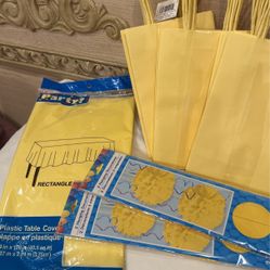 Yellow Party Decorations 
