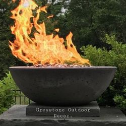Concrete Fire Bowls-pool