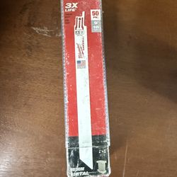 Milwaukee sawzall blades 48-01-6188 new sealed