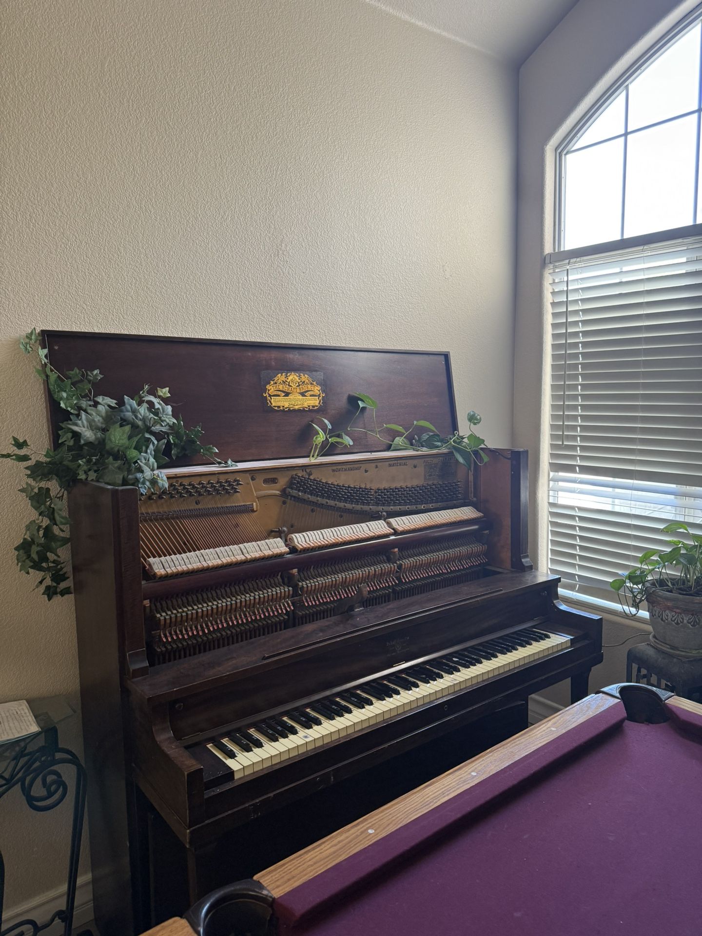 Early 1900,s Stand Piano - Saloon Bar Antique