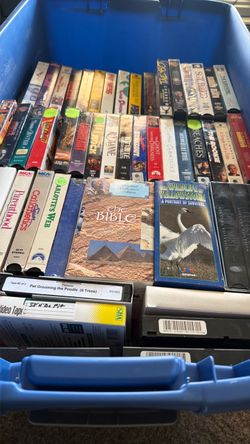 Large Lot of VHS Tapes