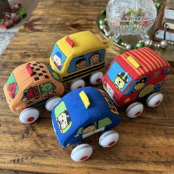 Mellisa and Doug Soft Pull-Back Vehicles