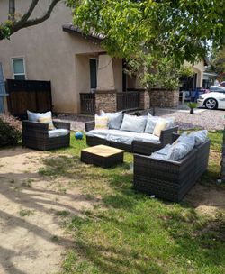 Seven piece patio furniture set free patio covers with purchase outdoor patio furniture set mix match outdoor furniture 🆕🛺🚎🆕