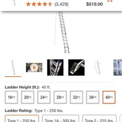40 Foot Ladder 