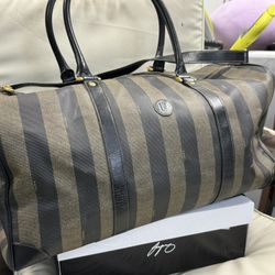 Authentic Fendi Duffle Travel Bag 