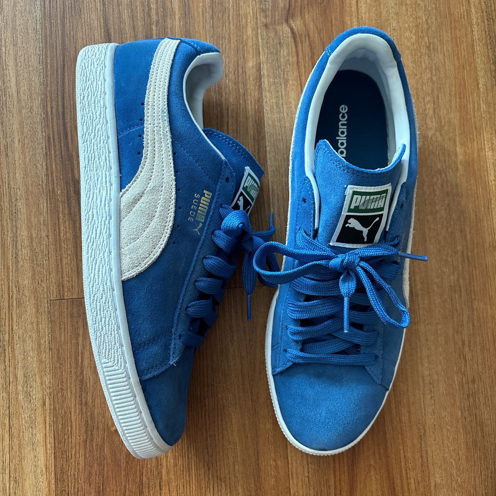 Men’s Puma Suede Sneakers Blue Size 11