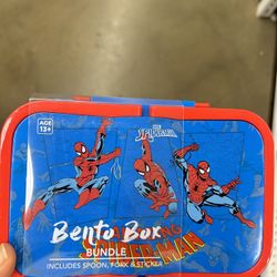 NWT Spider-Man Bento Box Set 