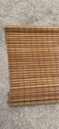 Brand New Bamboo Roman Shade – 34” x 48”