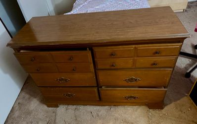 Solid wood dresser