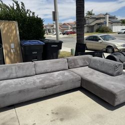 Nice Grey Modern Sectional 