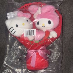 Valentines Bouquet Hello Kitty And My Melody 