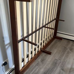 Mid Century Modern Style ; Maple Oak Twin Bed frame 