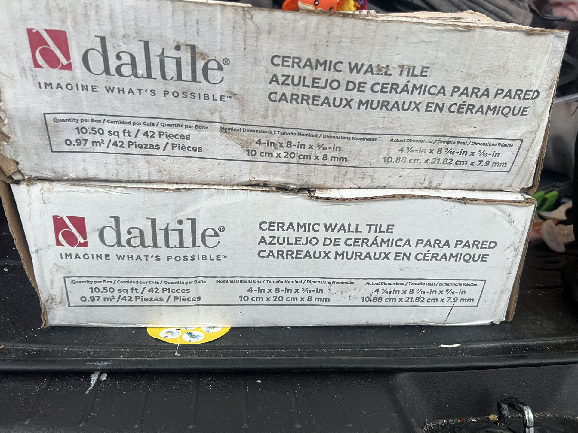 White Tile For Sale (new) 2 Boxes $60 Both 