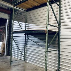 Metal Two Shelf Pallet Racking/Storage Shelving Unit, Approx. (12’ x 3.5’ x 8.5’)