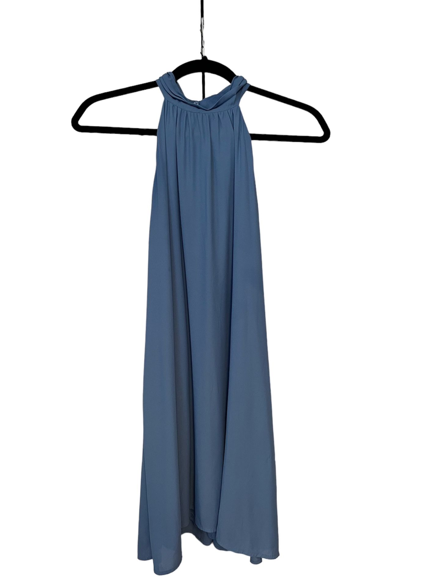 Lush Blue Halter Dress (S)