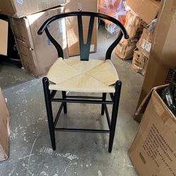 Weave Counter Stool in Black
