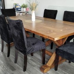 Custom Made Farm Style Tables. 