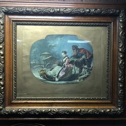 Victorian Lady in Sleigh 