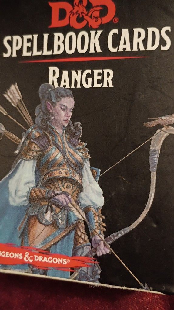 Dungeons And Dragons Spell Book Cards Ranger