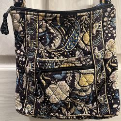 Vera Bradley Ellie Blue Hipster Crossbody Bag