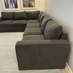 Dark Gray Sectional Sofa