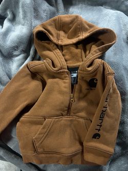 Carhartt Baby Zip-Up Hoodie and Long Sleeve Onesie 6M