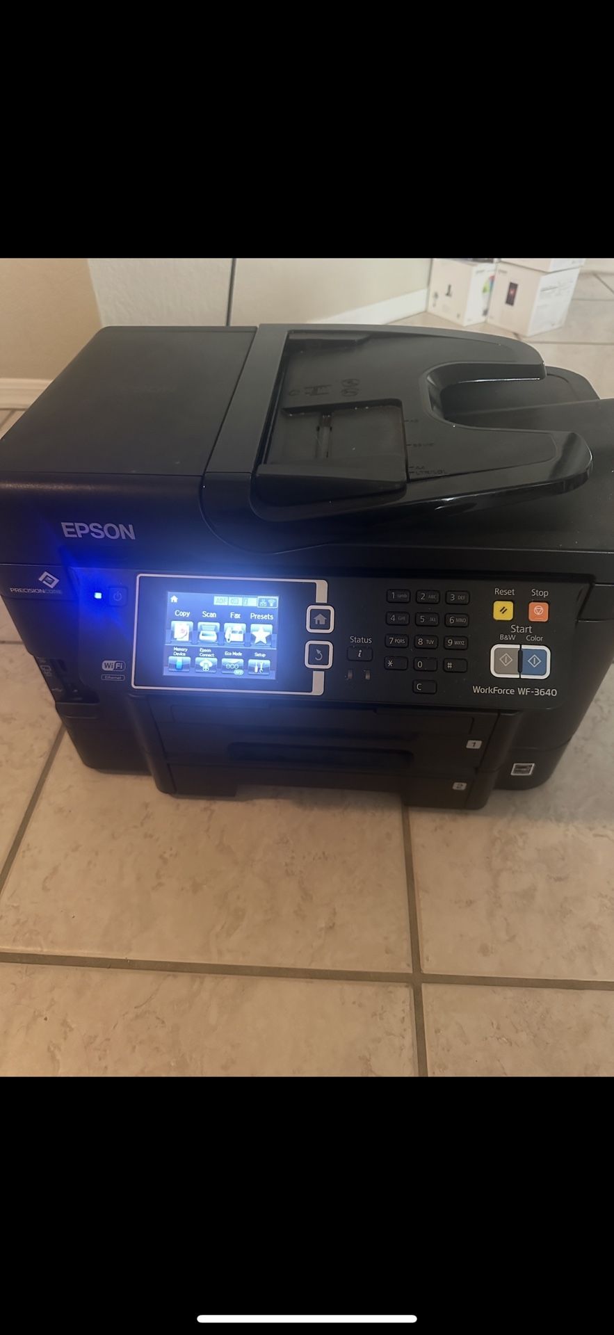Epson Workforce 3640 Printer