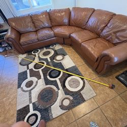 Real Leather Couches $600 OBO