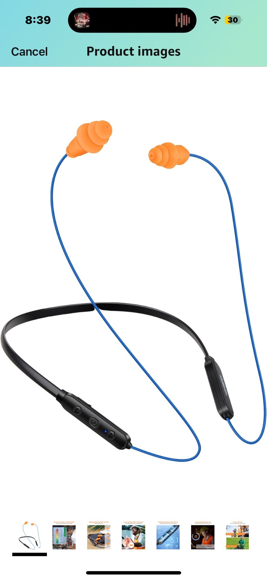HomeSpot Noise Reduction Wireless Neckband Headphones with Qualcomm aptX HD, 27dB NRR, CVC Noise Cancelling Mic & Controls and 20H Playtime for Work S