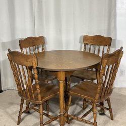Kitchen Dining Table With 4 Chairs PERFECT FOR APARTMENT 