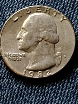 1982 D Washington Quarter