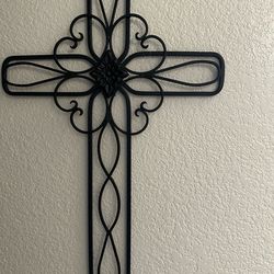 Large iron wall cross