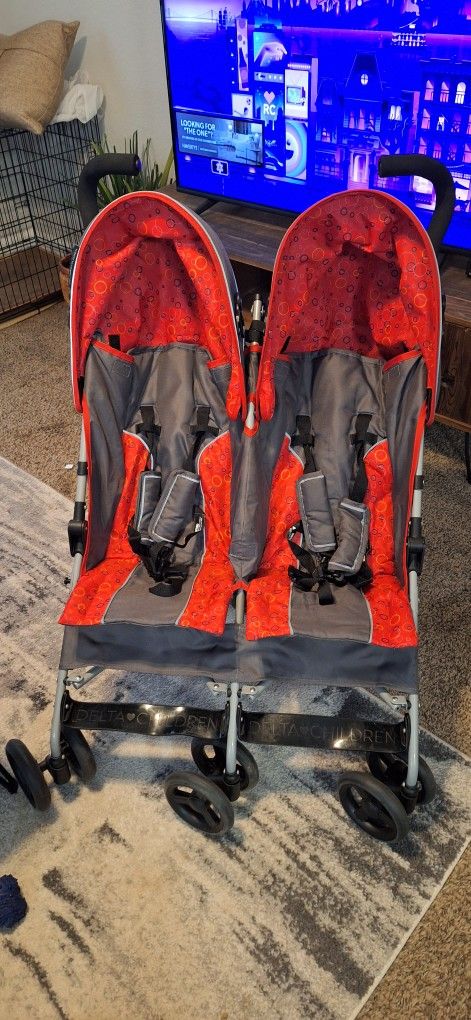 Delta Double Stroller