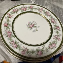 🎀 **Vintage Imperial Crown China Austria Plates – Set of 6** 🎀