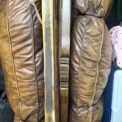 A Set Of Leather  Sofas