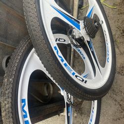 Mountain Bicycle Tires And Rims 