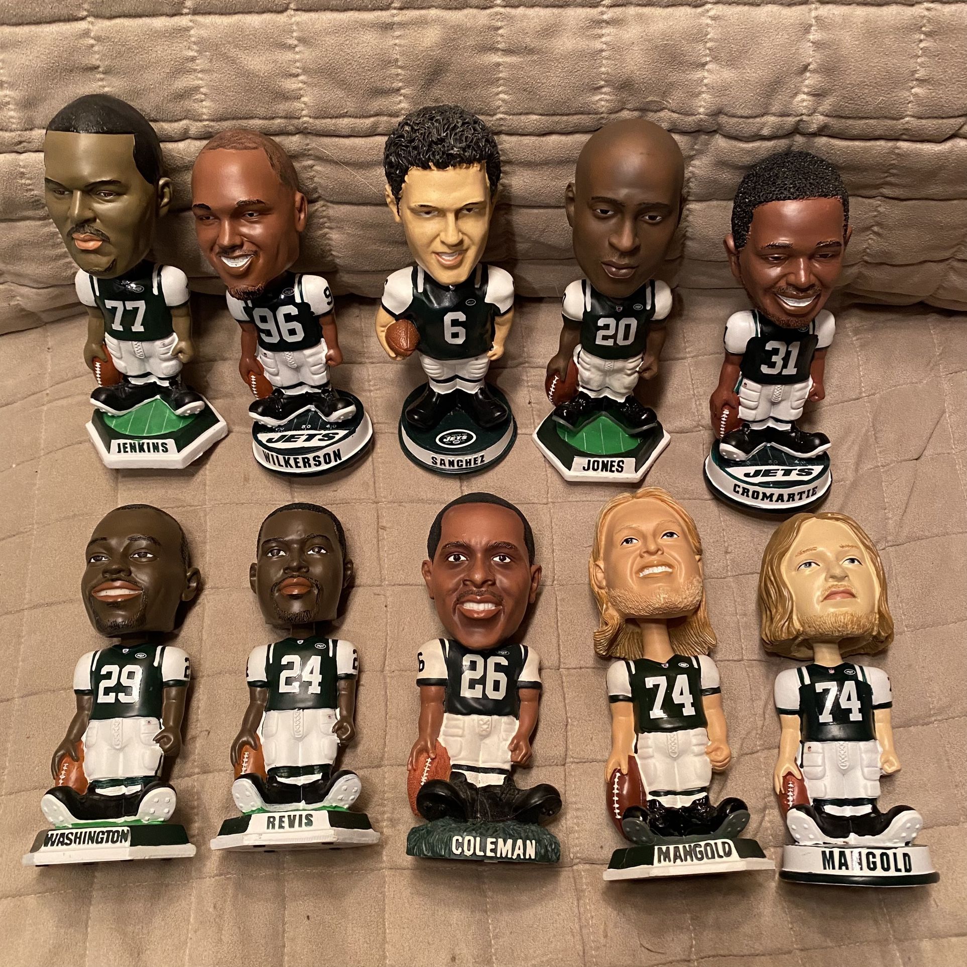 NY Jets Bobblehead Dolls