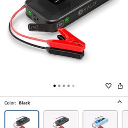 HALO Bolt Ultimate 3 Portable Car Battery Jump Starter | 130 PSI Air Compressor, 55.5Wh USB Power Bank, Large Display, Emergency Floodlight & Charger,