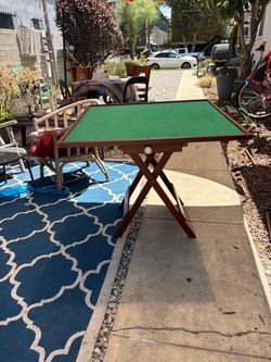 Table green velvet table gaming table