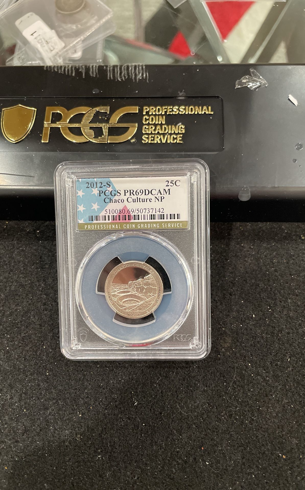 2012 S Gem Proof Chaco Culture NP Quarter Graded At PR69 With A Deep Cameo D-5